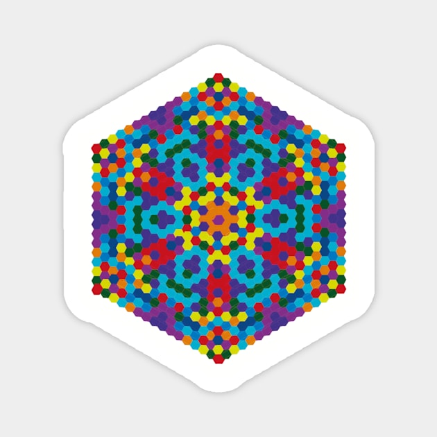 Wish Fulfillment Mandala Wish Granting Mandala Magnet by JeLoTall