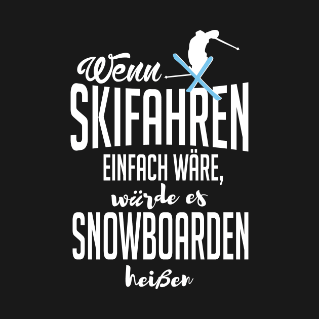 Wenn skifahren einfach wäre (white) by nektarinchen