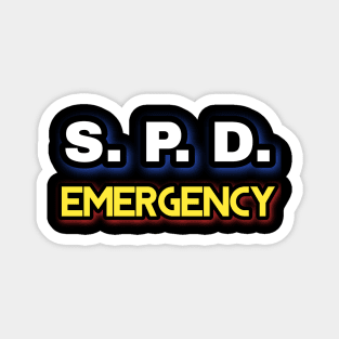 S.P.D. EMERGENCY! Magnet