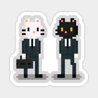 pulp fiction, cats Magnet