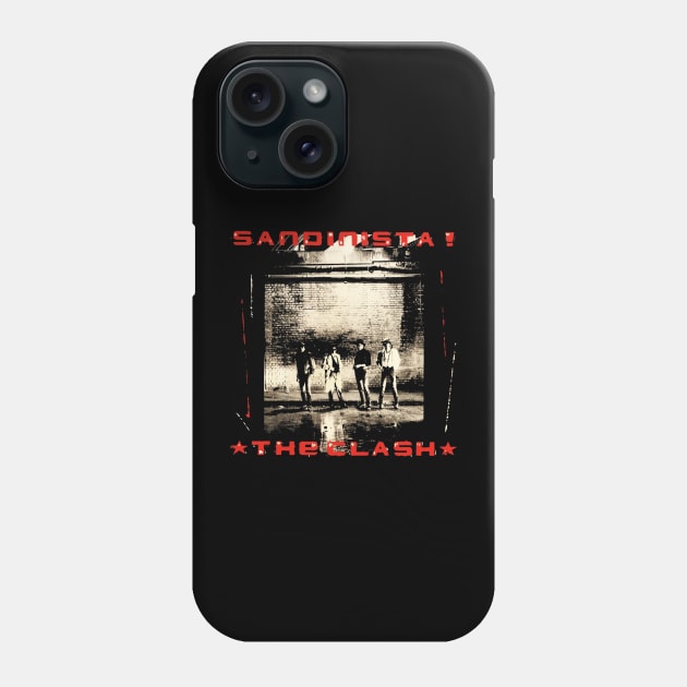 Vintage The Clash Phone Case by Luke Jay Art