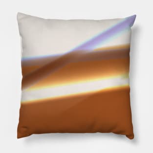 brown white abstract texture Pillow