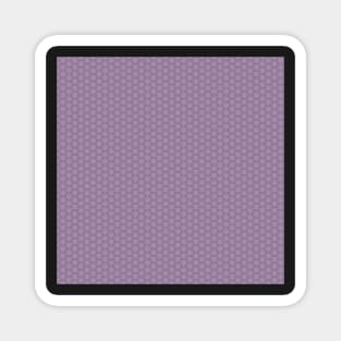 Purple and White geometric Circle Pattern Magnet