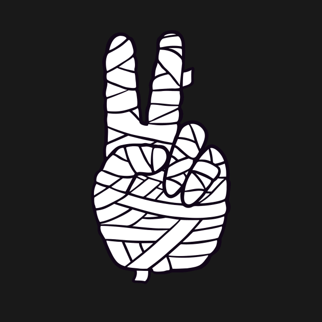 Mummy Peace Sign by Vanphirst