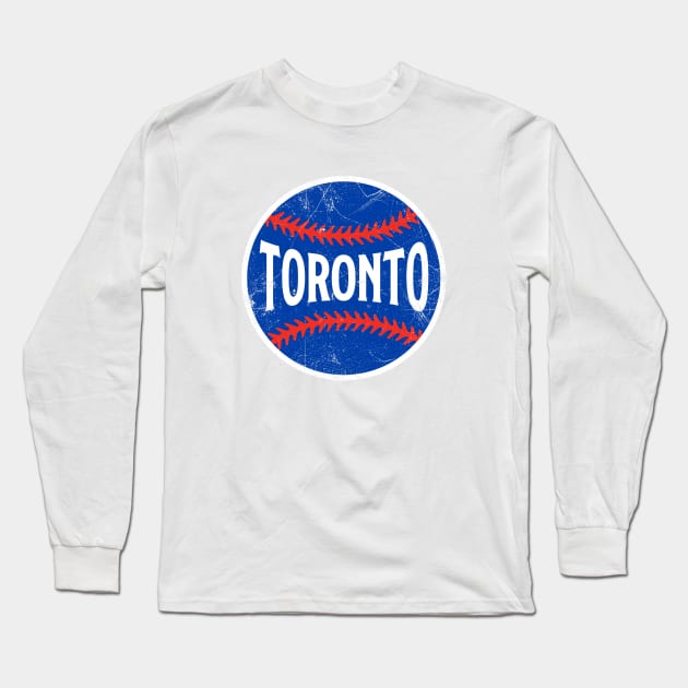 Vintage Running Baseball Player - Toronto Blue Jays (White Toronto  Wordmark) - Toronto Blue Jays - Long Sleeve T-Shirt