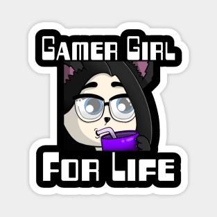 Gamer Girl For Life. Magnet