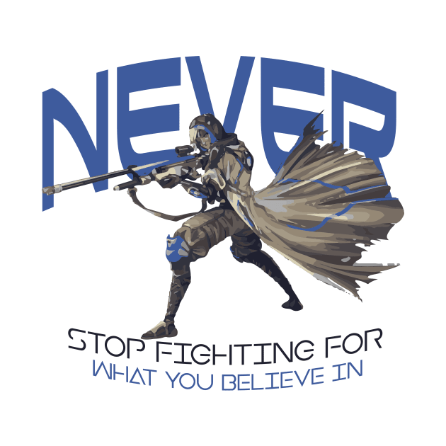 Never stop fighting by Digitalgarz