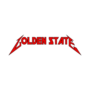 Golden State - Typography Art T-Shirt