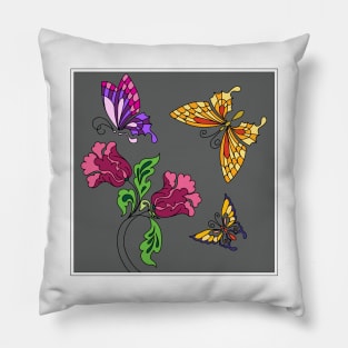 Butterflies 223 (Style:3) Pillow