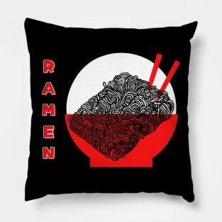 Red Ramen Pillow