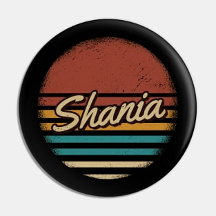 Shania Vintage Text Pin