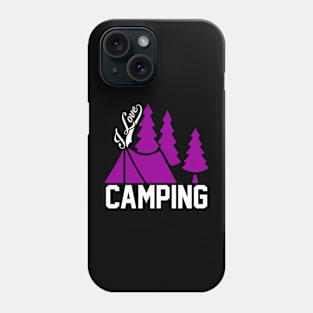 I Love Camping T Shirt For Women Men Phone Case