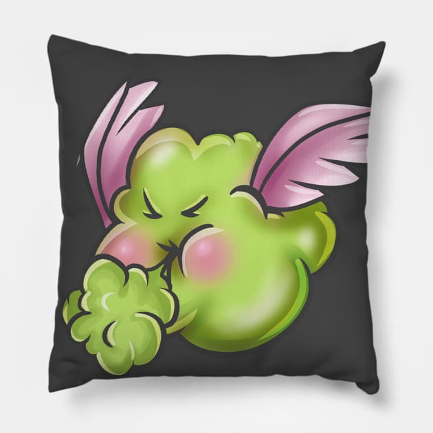 Flying Fart! Pillow by Cherishduhh