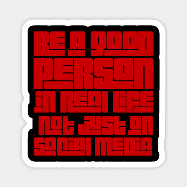 Fake people Magnet by MADMIKE CLOTHING