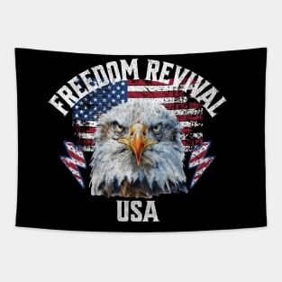 Freedom Revival Eagle Eyes Tapestry