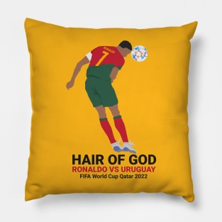 Hair of God Ronaldo Pillow