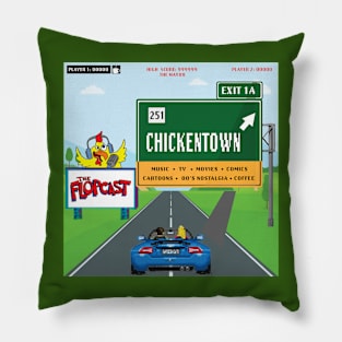 The Flopcast: Road to Chicken Town Pillow