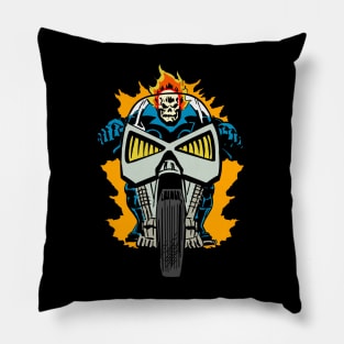 Ghost biker repro burst Pillow