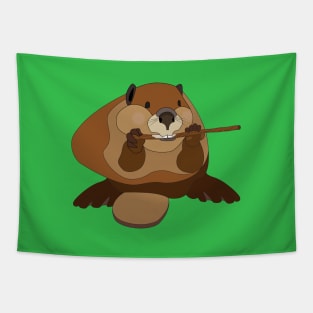 Bucky Beaver Tapestry