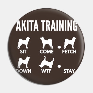 Akita Inu Training Akita Dog Tricks Pin