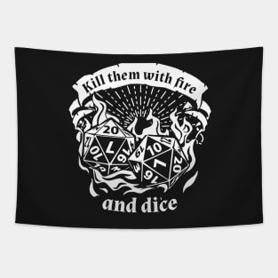 Pen and Paper song of fire and dice Tapestry