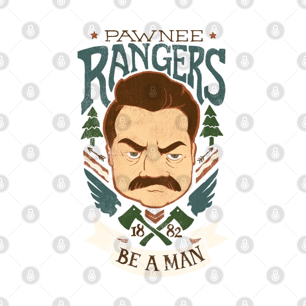 Pawnee Rangers by sketchboy01