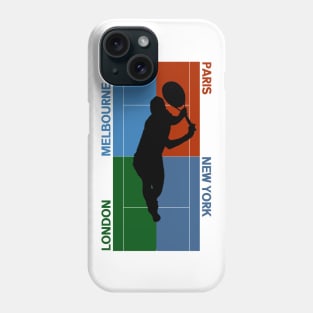 Tennis Grand Slam Courts Phone Case