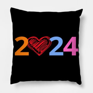 Hello 2024 Happy New Pillow