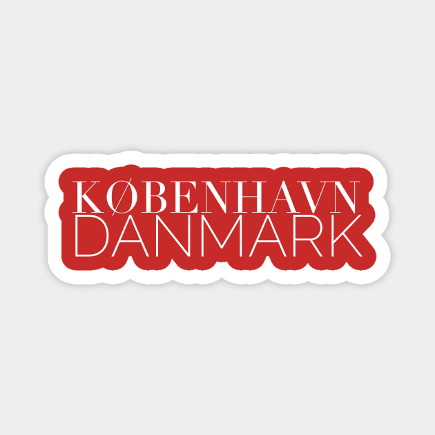 København | Copenhagen | Koebenhavn | KBH | CPH | Denmark | Danmark Magnet by mivpiv