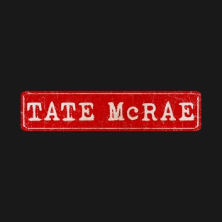 vintage retro plate Tate McRae T-Shirt