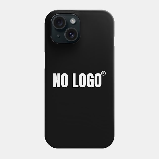 Registered No Logo Phone Case by Style Combinator