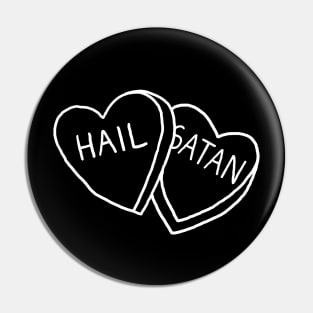 Hail Satan Candy Pin