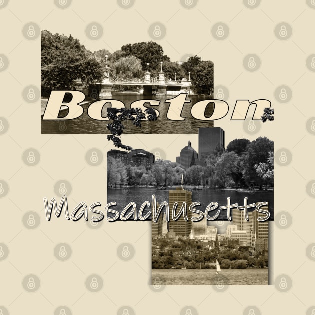 Boston Massachusetts by TeeText