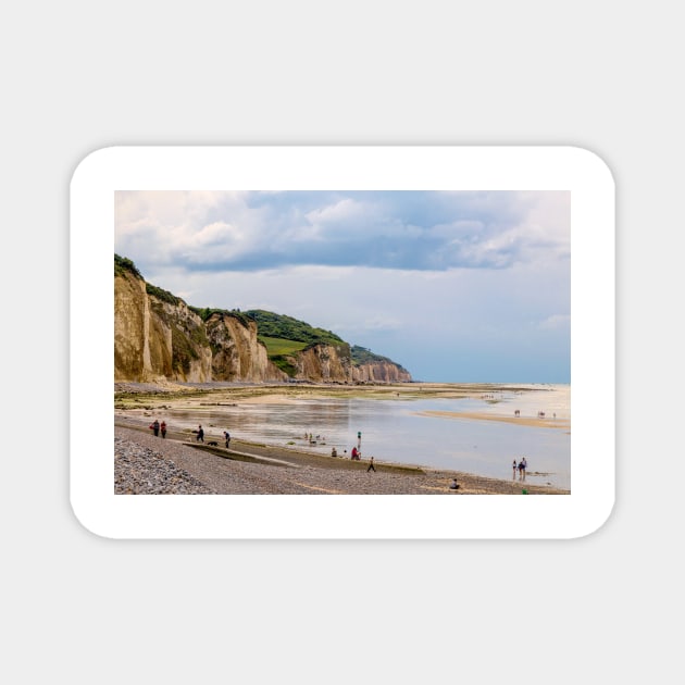 Normandy Beach Magnet by Memories4you