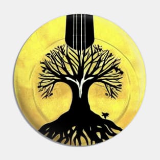 Guitar beautiful tree Pin