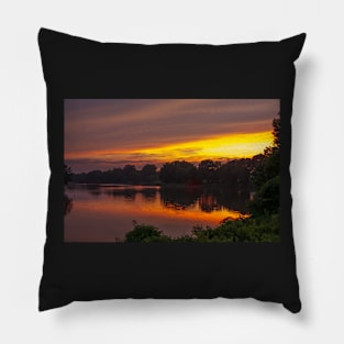 Sunset on the Tred Avon River, Maryland Pillow