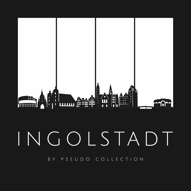 Skyline Ingolstadt Weiss by PCollection