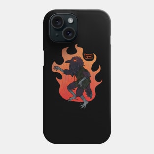 This Ain't No Coward Crow Phone Case