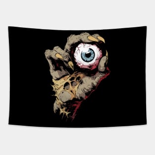 Hand and Giant Eyeball Tapestry