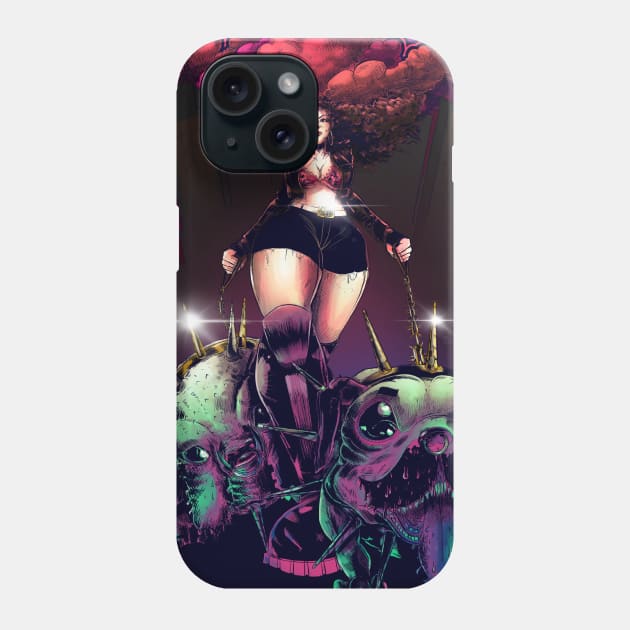 Demon Doggos Phone Case by BloodFuryArt