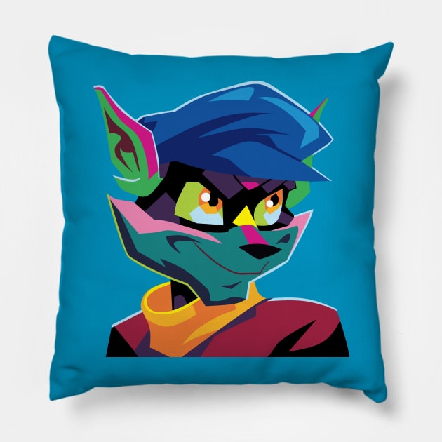 Sly Cooper PoP Pillow by sullyink