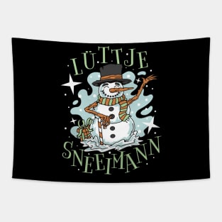 Lüttje Sneeikeerl Little Snowman Tapestry