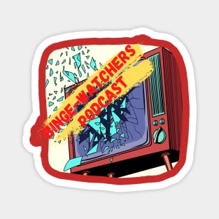 Binge-Watchers Podcast Logo (transparency label) Magnet