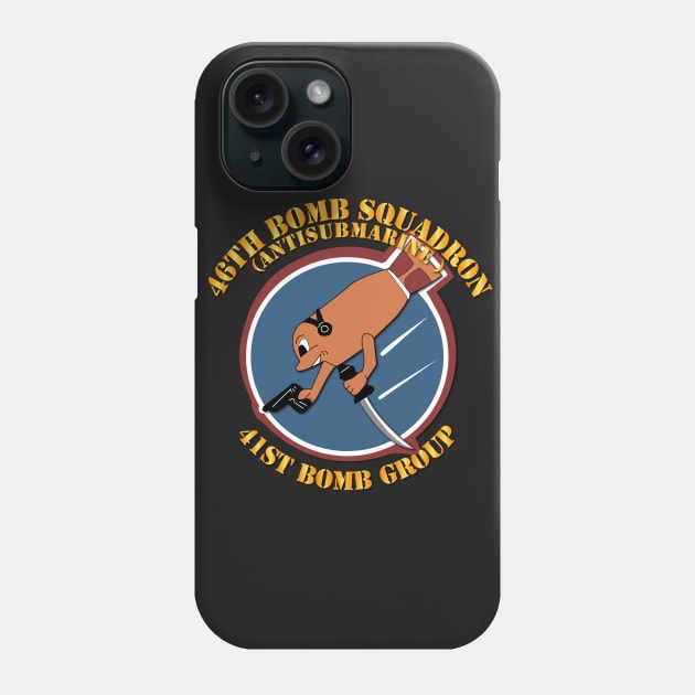 46th BS - 41st BG  Aniti -Sub w Txt1 Phone Case by twix123844