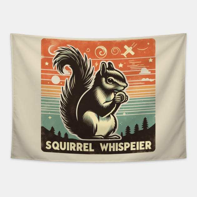 Squirrel Whisperer Tapestry by Dalindokadaoua