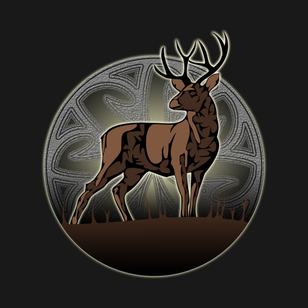 Tribal Stag by Evan_Arking