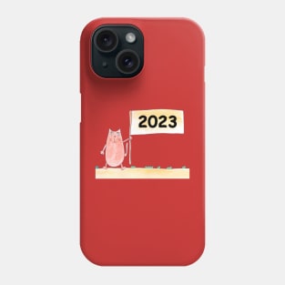 2023, new year, holiday, gift Phone Case