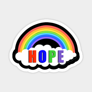 Hope Rainbow Stay Strong Stay Safe Solidarity Awareness Magnet