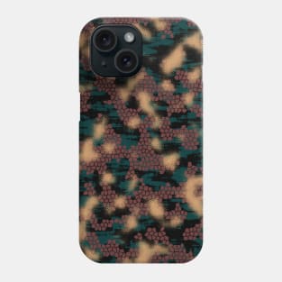 Green brown Camouflage abstract Phone Case