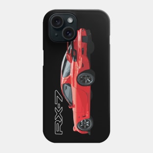 VINTAGE RED MAZDA RX-7 JDM CLASSIC Phone Case